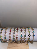 Bracelet motif trèfle – Disponible en plusieurs coloris